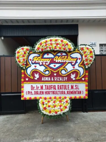 Papan Bunga Pernikahan sidorejo lor